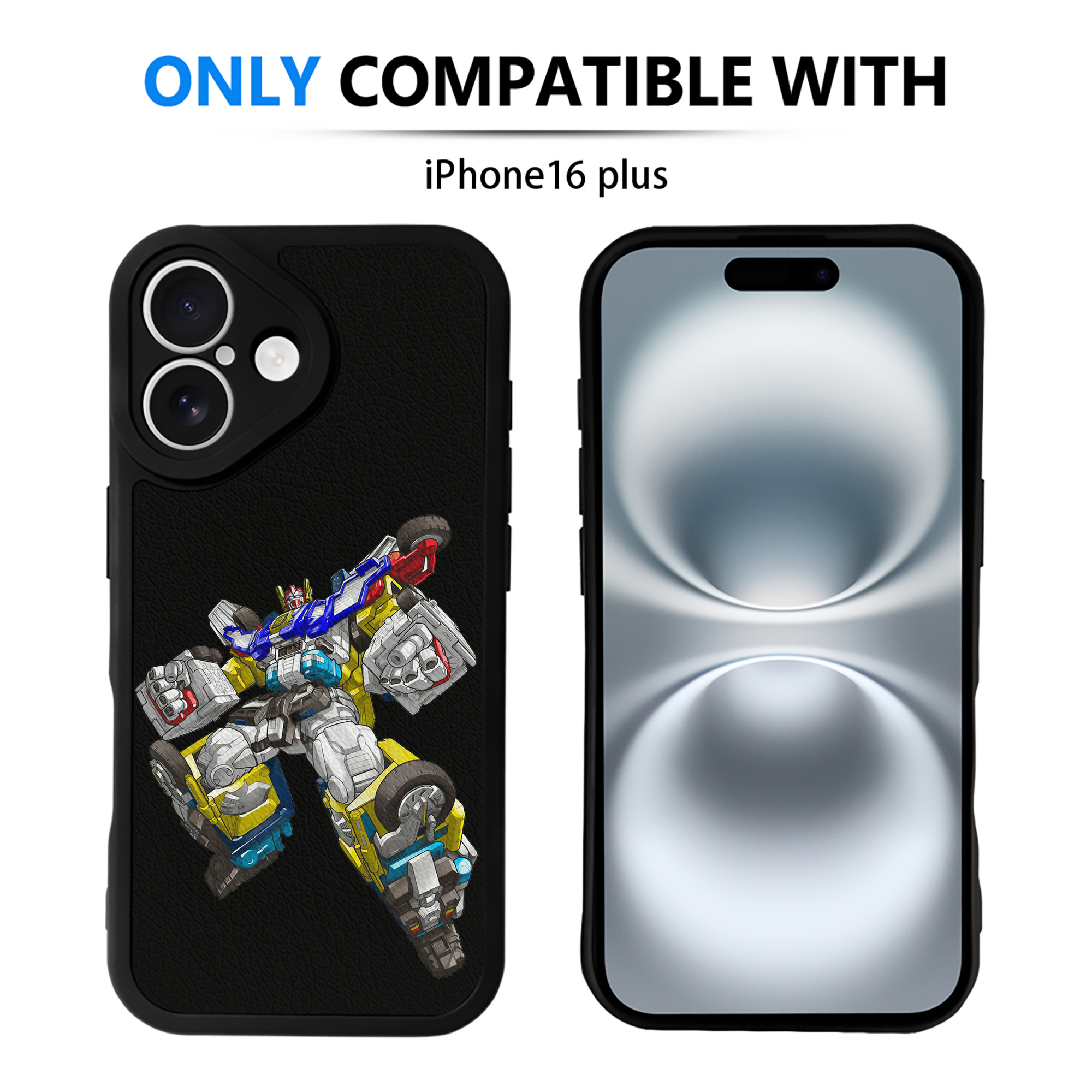 （画像用）  【iPhone 16シリーズ対応】シリコンスマホケース（レザー調） 材質：シリコン